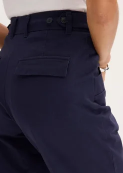 bonprix Hosen|Bekleidung·Kleider^Twillhose mit Tapered Fit dunkelblau