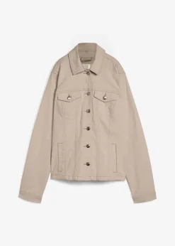 bonprix Jacken & Mäntel|Bekleidung·Hosen^Twill-Jacke sand