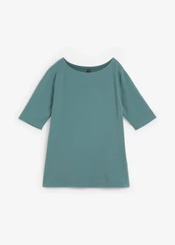 bonprix Shirts & Tops|Basics^U-Boot-Ausschnitt-Shirt graugrün