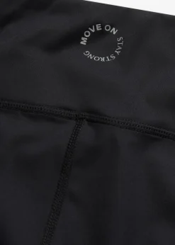 bonprix Bekleidung·Sweat|Bekleidung·Kleider^Ultra-leichte Sport-Leggings mit Komfortbund schwarz