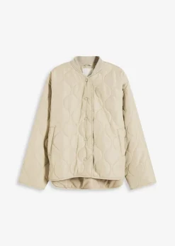 bonprix Jacken & Mäntel|Bekleidung·Hosen^Ultraleichte Steppjacke, Oversized mattschilf