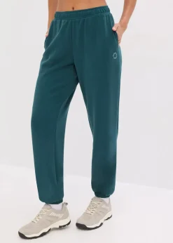 bonprix Bekleidung·Sweat|Bekleidung·Kleider^Ultrasofte Sport-Jogginghose mit Modal petrolgrün