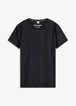 bonprix Sportbekleidung|Shirts & Tops^Ultrasoftes Funktionsshirt, schnelltrocknend schwarz