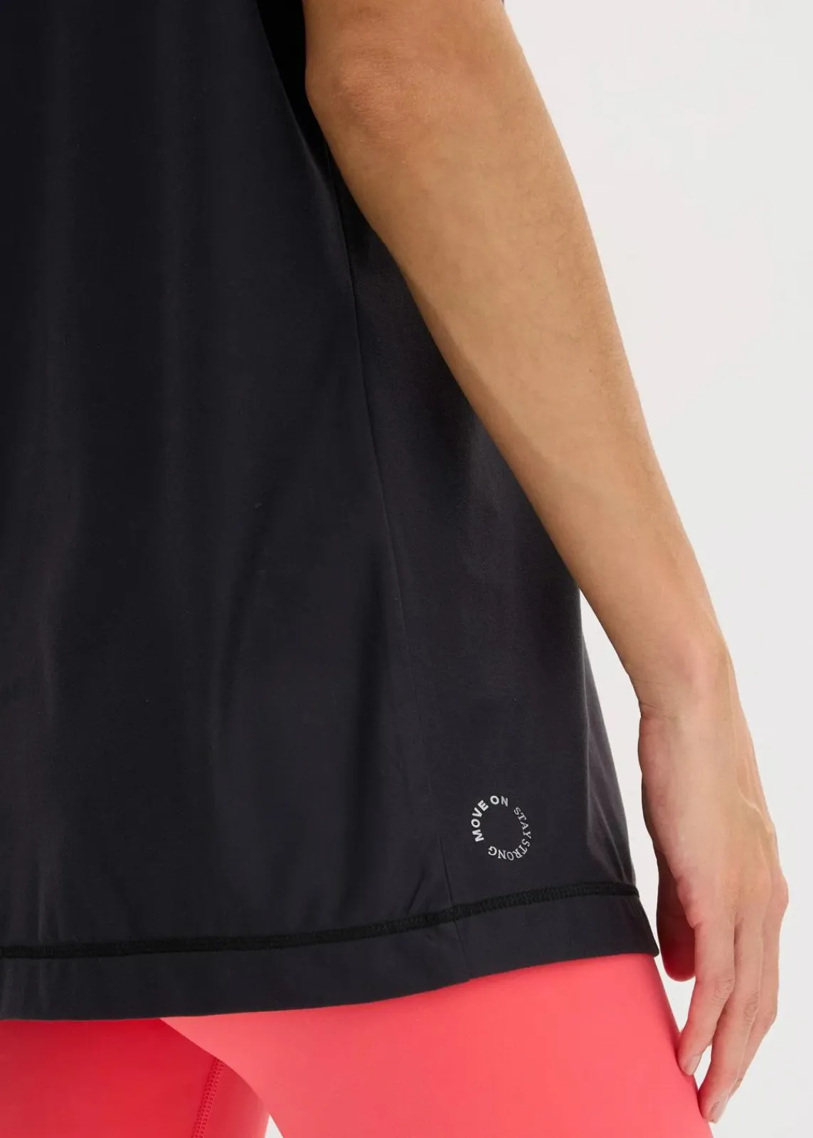 bonprix Sportbekleidung|Shirts & Tops^Ultrasoftes Funktionsshirt, schnelltrocknend schwarz