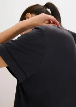bonprix Sportbekleidung|Shirts & Tops^Ultrasoftes Funktionsshirt, schnelltrocknend schwarz