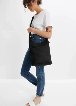 bonprix Taschen^Umhängetasche schwarz