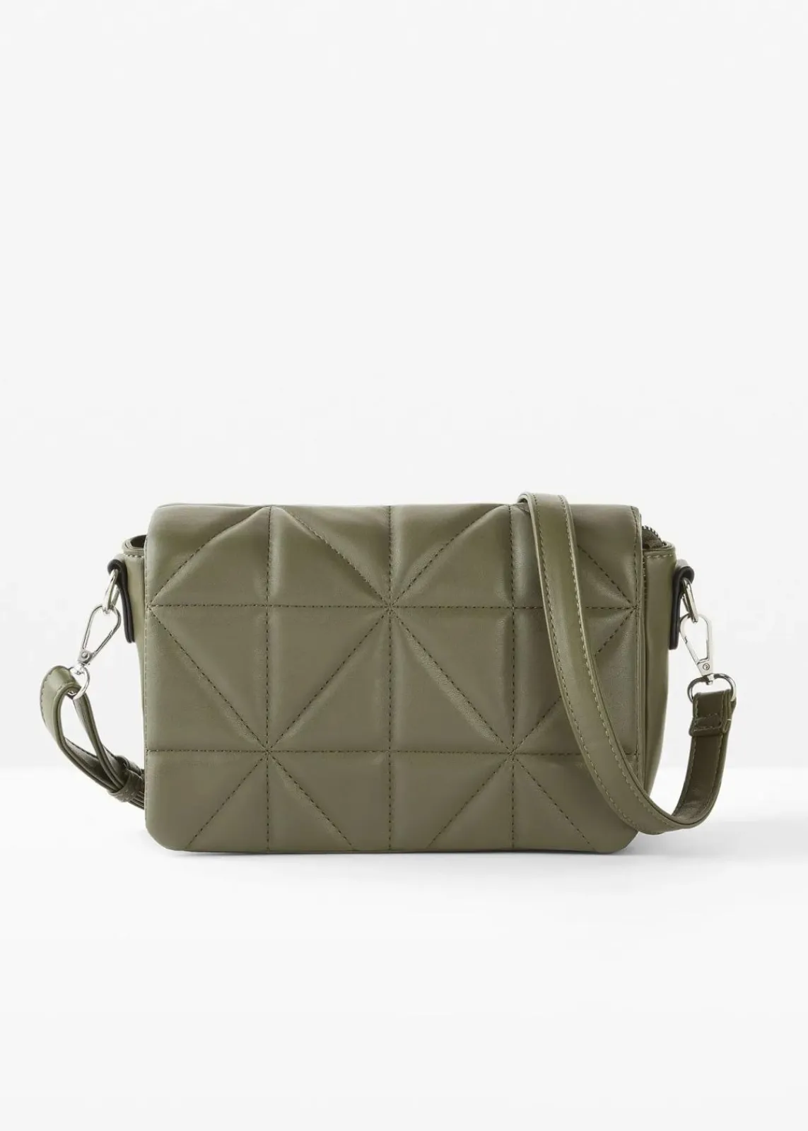 bonprix Taschen^Umhängetasche mit abnehmbarem Taschengurt oliv
