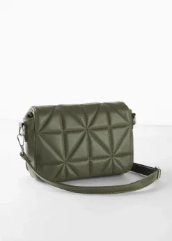 bonprix Taschen^Umhängetasche mit abnehmbarem Taschengurt oliv
