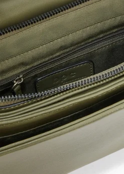 bonprix Taschen^Umhängetasche mit abnehmbarem Taschengurt oliv