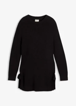 bonprix Bekleidung·Blazer|Umstandsmode^Umstands- und Stillpullover aus Baumwolle mit Wollanteil schwarz