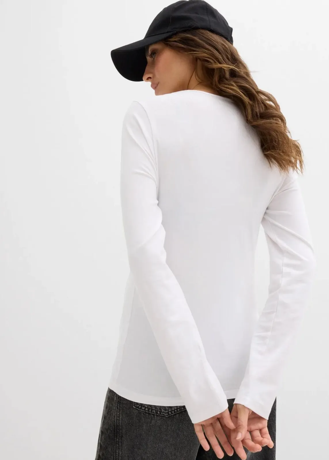 bonprix Bekleidung·Blazer|Umstandsmode^Umstands- und Stillshirts aus Bio-Baumwolle (2er Pack) schwarz/weiß