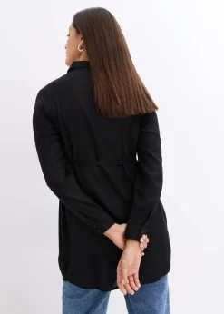 bonprix Bekleidung·Blazer|Umstandsmode^Umstandsbluse und Stillbluse aus Viskose schwarz