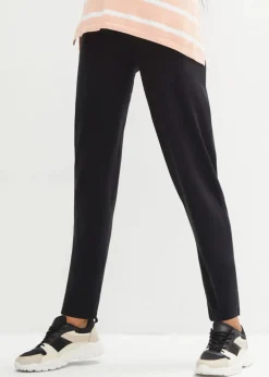 bonprix Bekleidung·Blazer|Nachhaltigere Materialien^Umstands-Haremshose aus Jersey, Loose Fit schwarz