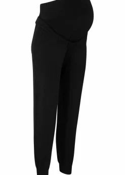 bonprix Bekleidung·Blazer|Nachhaltigere Materialien^Umstandshose aus weichem Strick schwarz