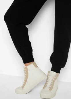 bonprix Bekleidung·Blazer|Nachhaltigere Materialien^Umstandshose aus weichem Strick schwarz
