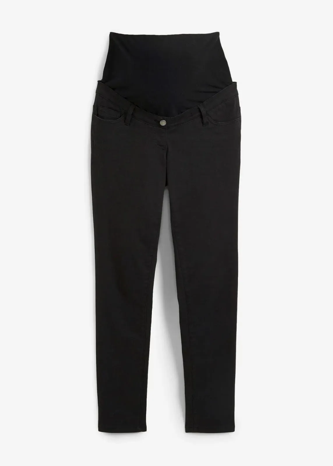 bonprix Bekleidung·Blazer|Umstandsmode^Umstandshose mit Stretch, Slim fit schwarz