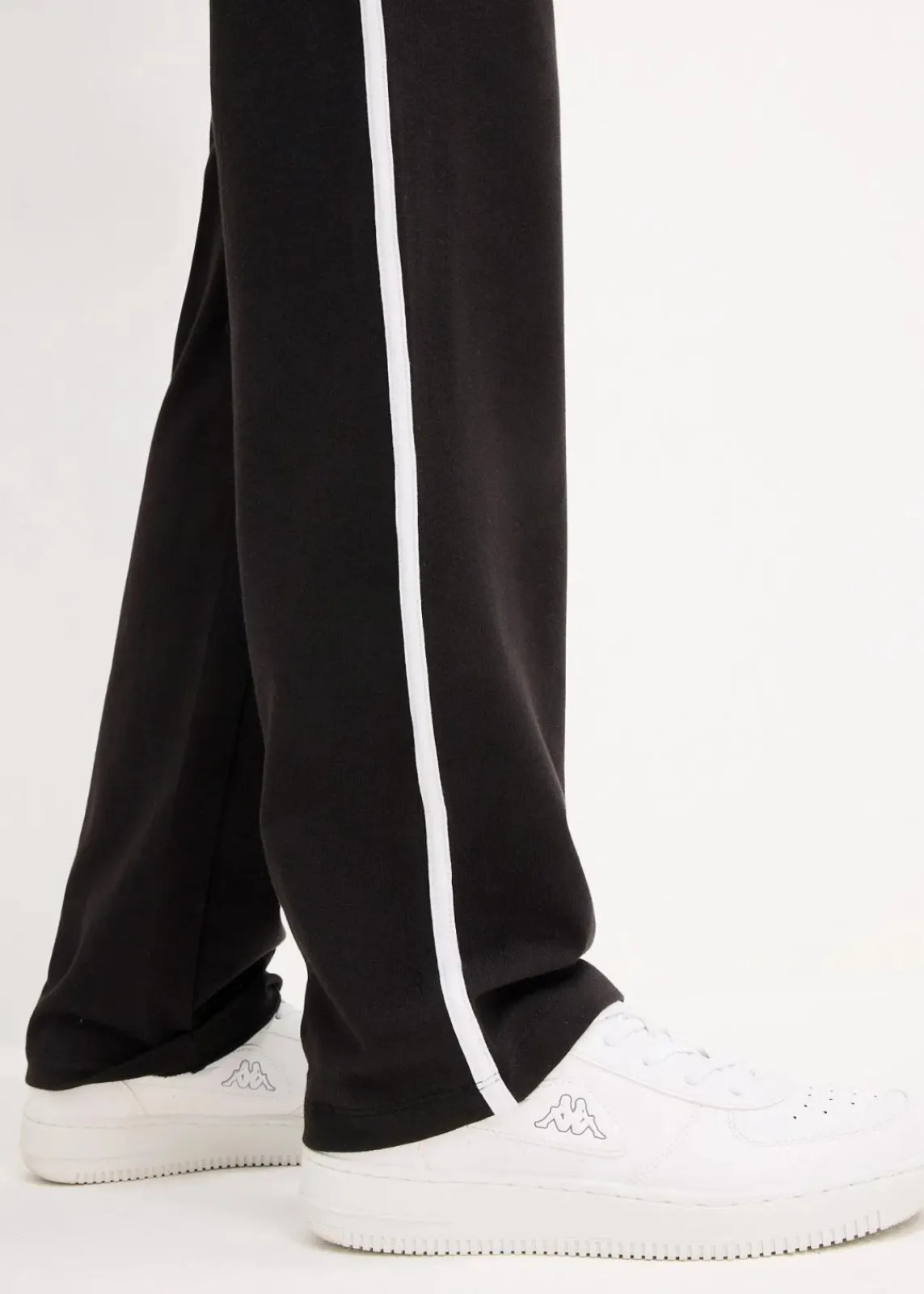 bonprix Bekleidung·Blazer|Umstandsmode^Umstandshosen aus Baumwoll-Jersey, Straight Leg (2er-Pack) dunkelblau+schwarz