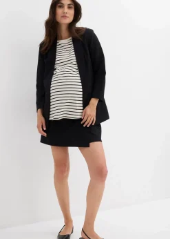 bonprix Bekleidung·Blazer|Umstandsmode^Umstands-Hosenrock aus Bio-Baumwolle schwarz