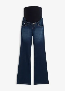 bonprix Umstandsmode|Kurzgrößen^Umstandsjeans, Bootcut dunkelblau denim