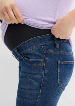 bonprix Bekleidung·Blazer|Umstandsmode^Umstandsjeans mit 7/8 Länge, Slim blau denim