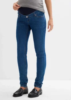bonprix Bekleidung·Blazer|Umstandsmode^Umstandsjeans mit Bio-Baumwolle, Skinny blau denim