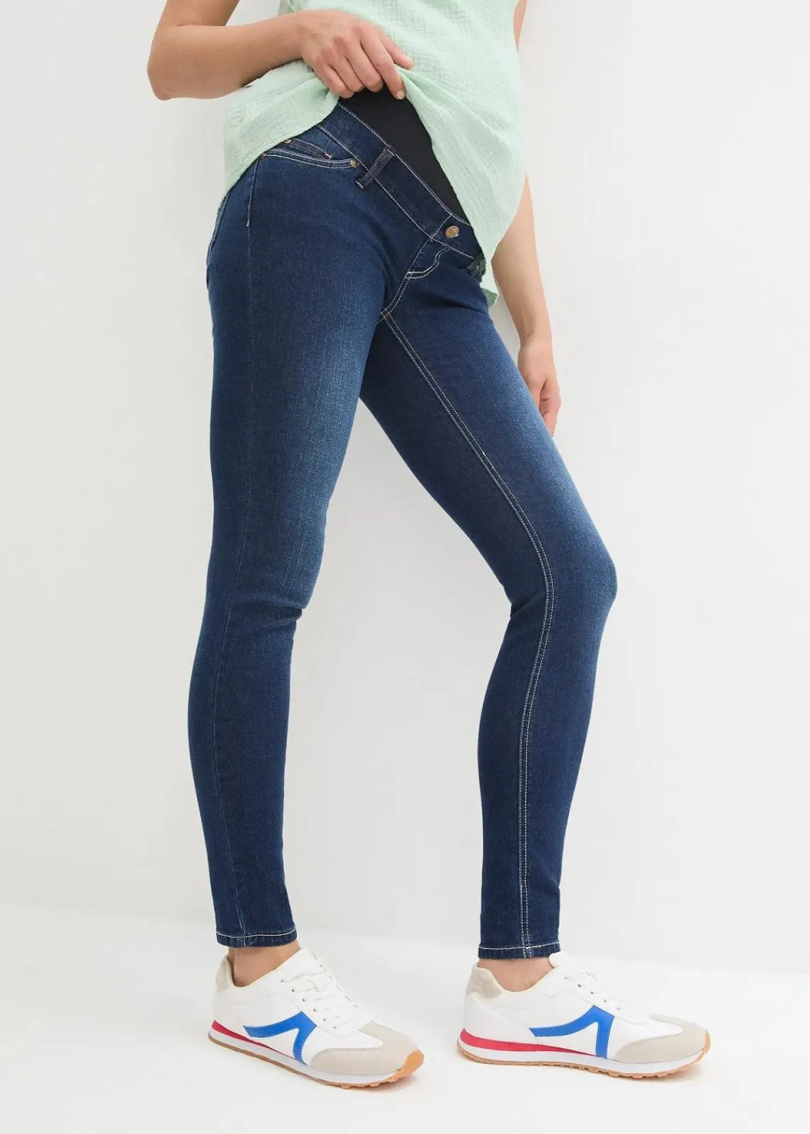 bonprix Bekleidung·Blazer|Umstandsmode^Umstandsjeans, Skinny nachtblau denim