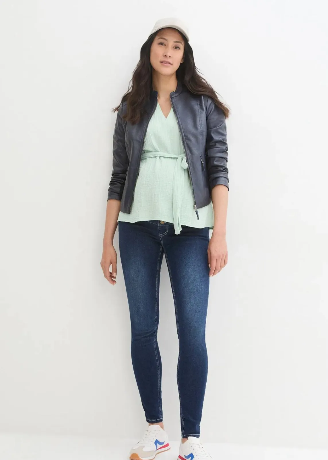 bonprix Bekleidung·Blazer|Umstandsmode^Umstandsjeans, Skinny nachtblau denim