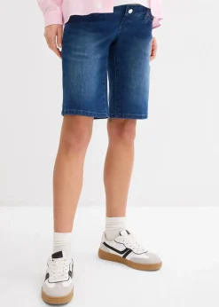 bonprix Bekleidung·Blazer|Umstandsmode^Umstandsjeans-Bermuda im Slim Fit blue stone