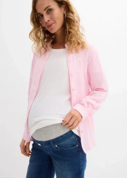 bonprix Bekleidung·Blazer|Umstandsmode^Umstandsjeans-Bermuda im Slim Fit blue stone