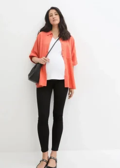 bonprix Bekleidung·Blazer|Umstandsmode^Umstandsjeggings mit Stretch, Skinny schwarz