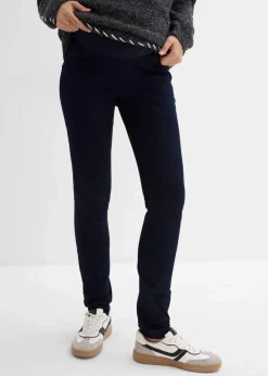 bonprix Umstandsmode|Bekleidung·Blazer^Umstandsjeggings mit Stretch, Skinny dunkelblau denim