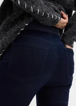 bonprix Umstandsmode|Bekleidung·Blazer^Umstandsjeggings mit Stretch, Skinny dunkelblau denim