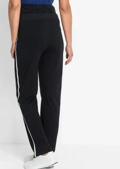 bonprix Bekleidung·Blazer|Nachhaltigere Materialien^Umstands-Jogginghose mit Bio-Baumwolle, Straight Leg schwarz