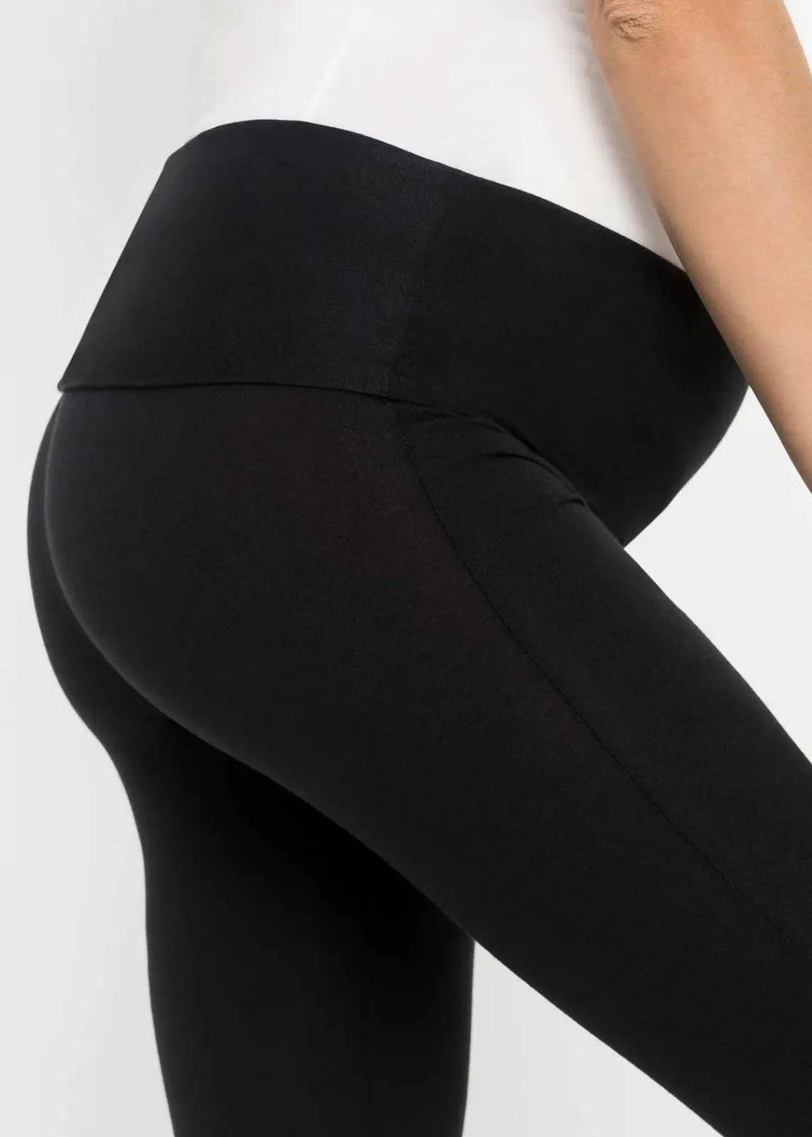 bonprix Wäsche·Still- & Umstandswäsche|Wäsche·Nachtwäsche^Umstandsleggings aus Bio-Baumwolle schwarz