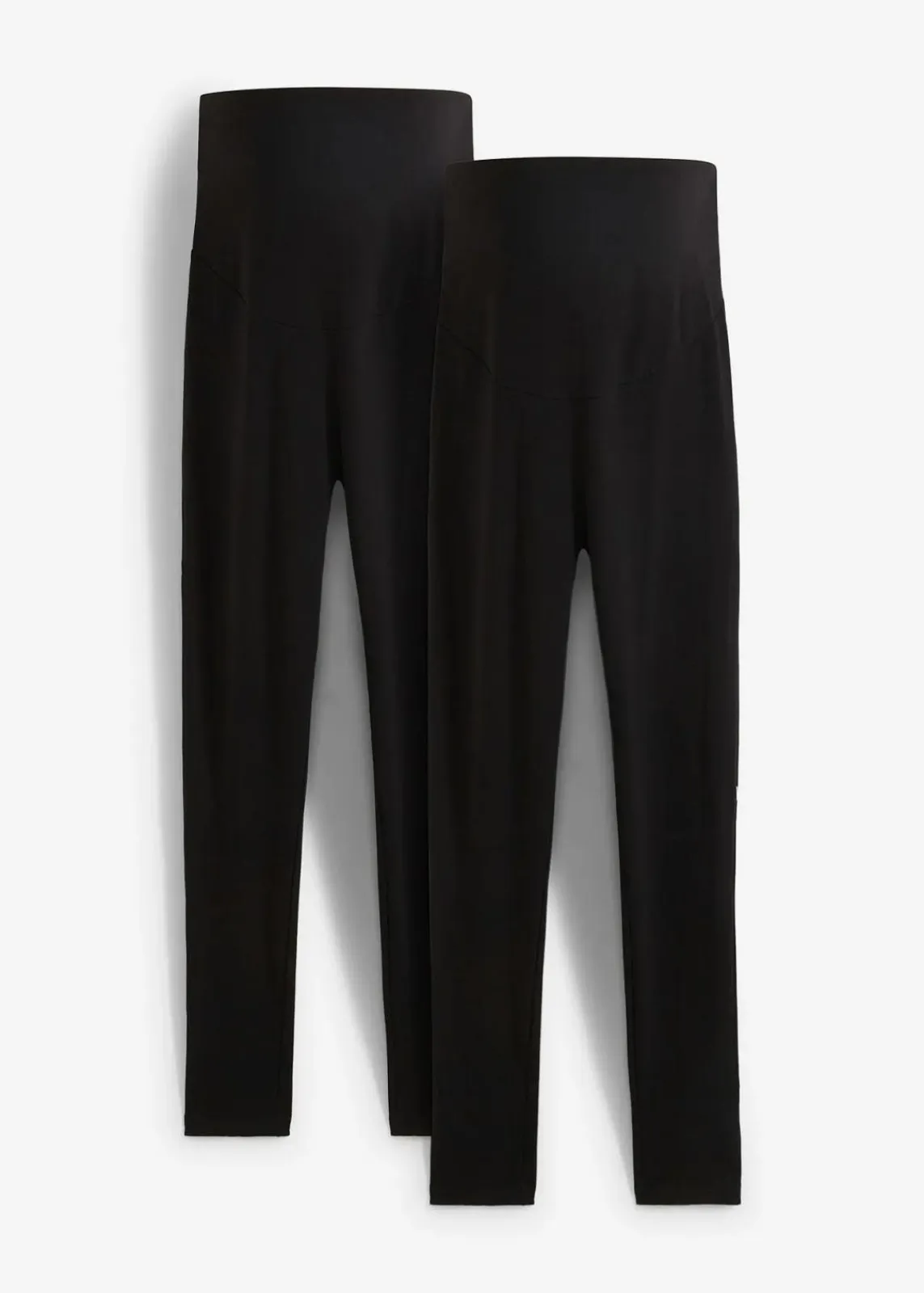 bonprix Bekleidung·Blazer|Nachhaltigere Materialien^Umstandsleggings aus Bio-Baumwolle (2er Pack) schwarz+schwarz