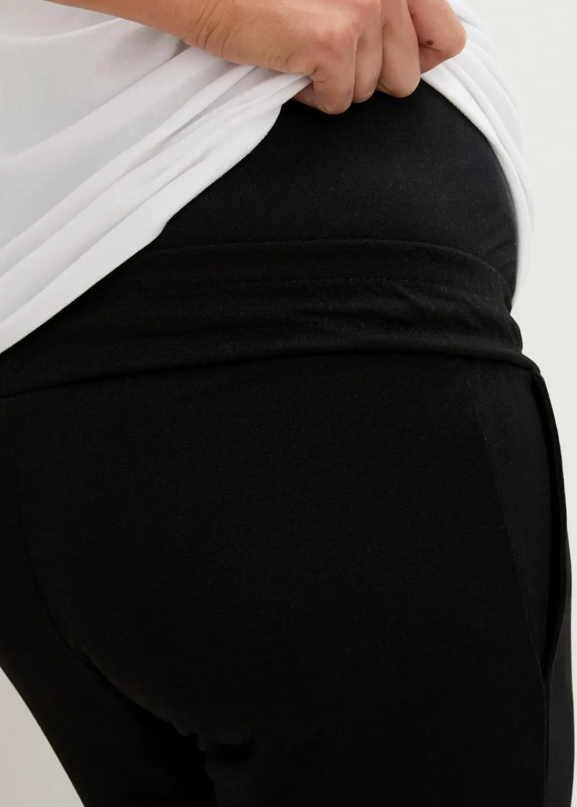 bonprix Bekleidung·Blazer|Umstandsmode^Umstands-Schlupfhose mit elastischem Bund schwarz