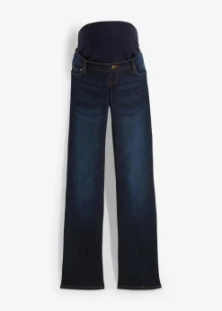 bonprix Bekleidung·Blazer|Umstandsmode^Umstands-Stretch-Jeans, Bootcut dunkelblau denim