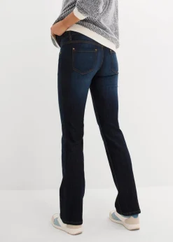 bonprix Bekleidung·Blazer|Umstandsmode^Umstands-Stretch-Jeans, Bootcut dunkelblau denim