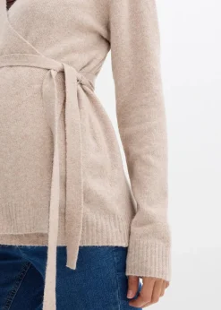 bonprix Bekleidung·Blazer|Umstandsmode^Umstandsstrickjacke für die Schwangerschaft und danach beige