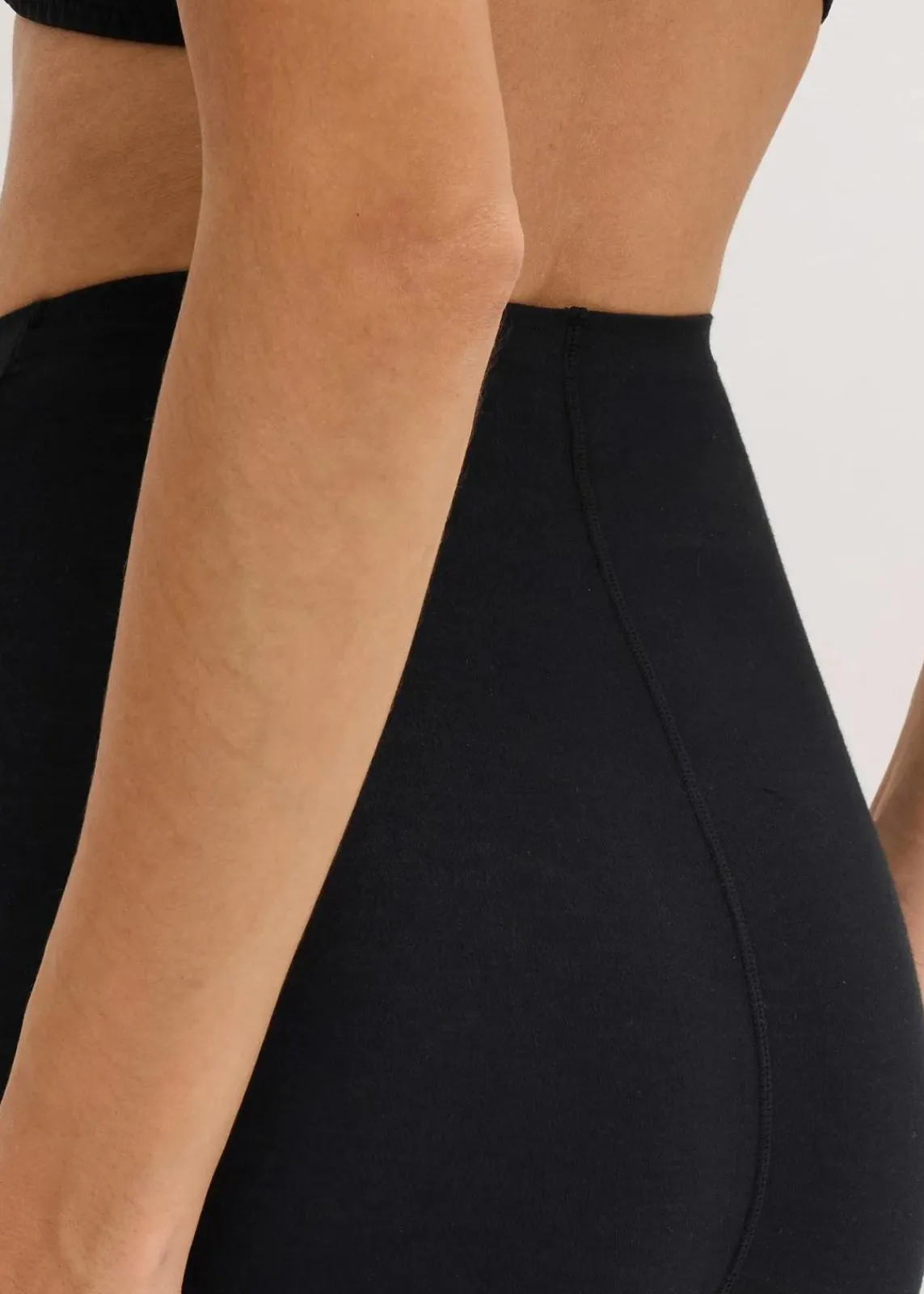 bonprix Höschen|Socken & Strumpfhosen^Unsichtbare Light Shape Radler aus Baumwolle schwarz
