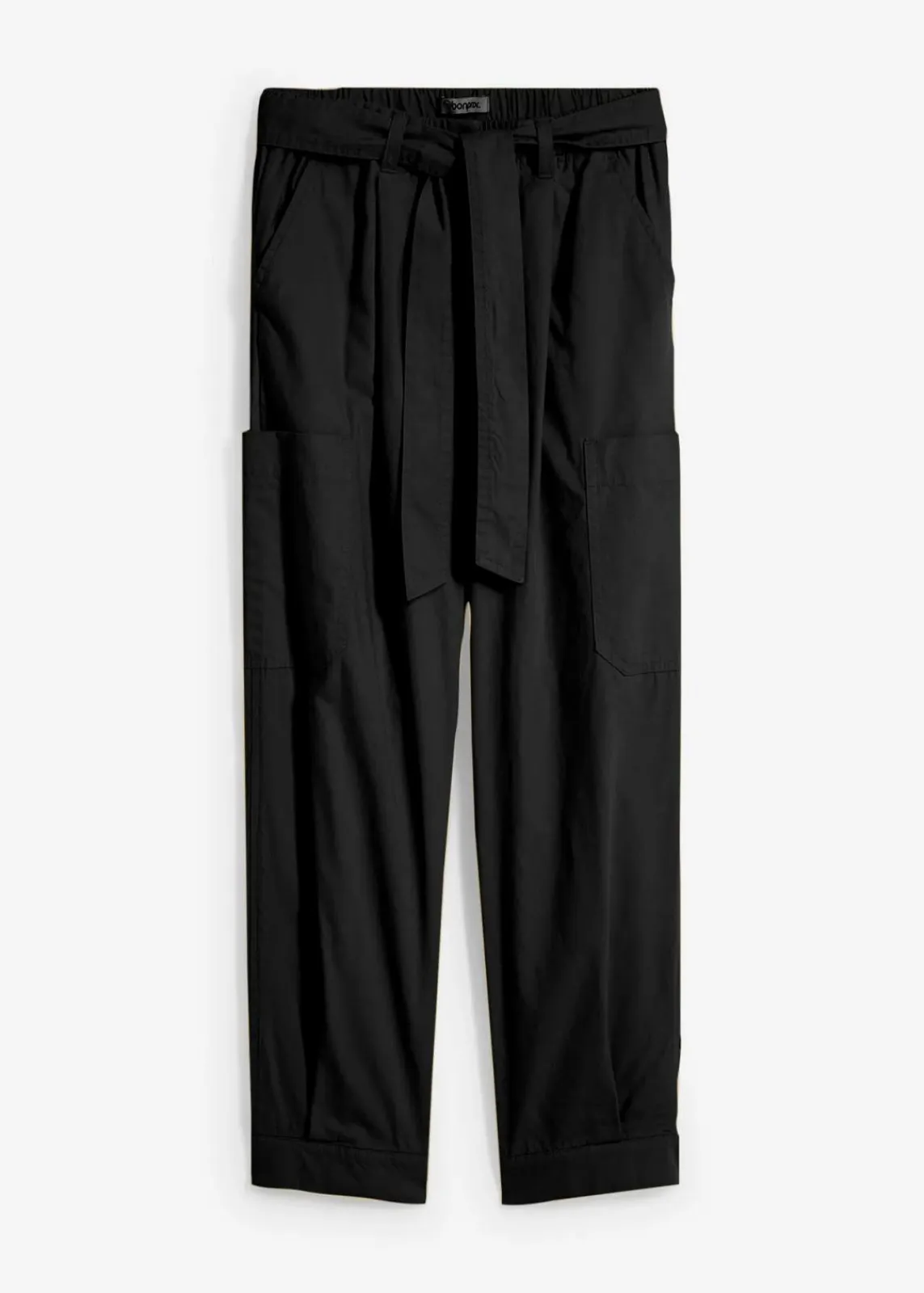 bonprix Bekleidung·Kleider|Hosen^Verkürzte Cargo-Hose schwarz