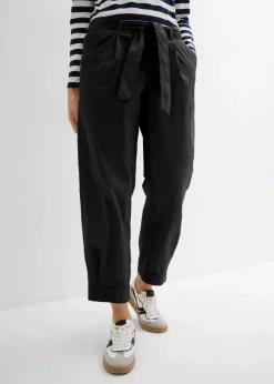 bonprix Bekleidung·Kleider|Hosen^Verkürzte Cargo-Hose schwarz