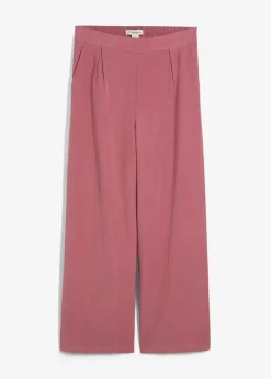 bonprix Bekleidung·Kleider|Hosen^Verkürzte Hose aus weichem Viskose-Mix softbeere
