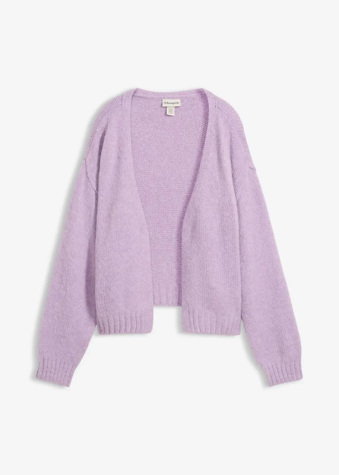 bonprix Bekleidung·Umstandsmode|Strickmode^Verkürzte Oversize Grobstrickjacke zartflieder