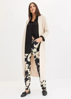 bonprix Bekleidung·Jacken & Mäntel|Nachhaltigere Materialien^Viskose Longbluse schwarz