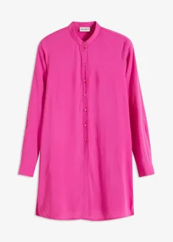 bonprix Blusen & Tuniken|Nachhaltigere Materialien^Viskose Longbluse fuchsia