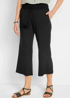 bonprix Bekleidung·Kleider|Hosen^Viskose-Jersey-Hose schwarz