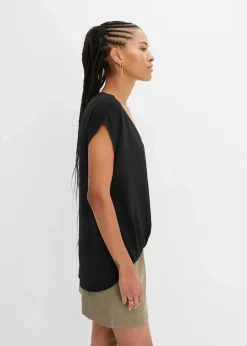 bonprix Shirts & Tops^Vokuhila-Top schwarz