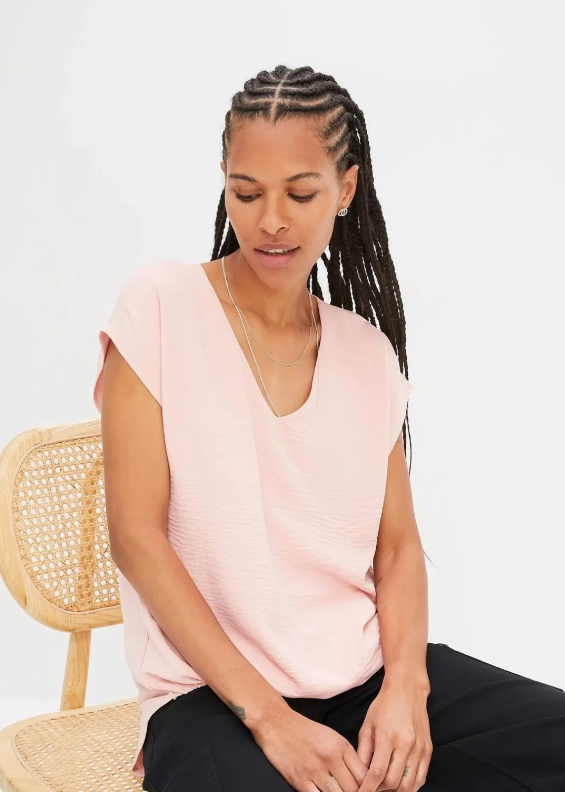 bonprix Shirts & Tops^Vokuhila-Top bonbonrosa