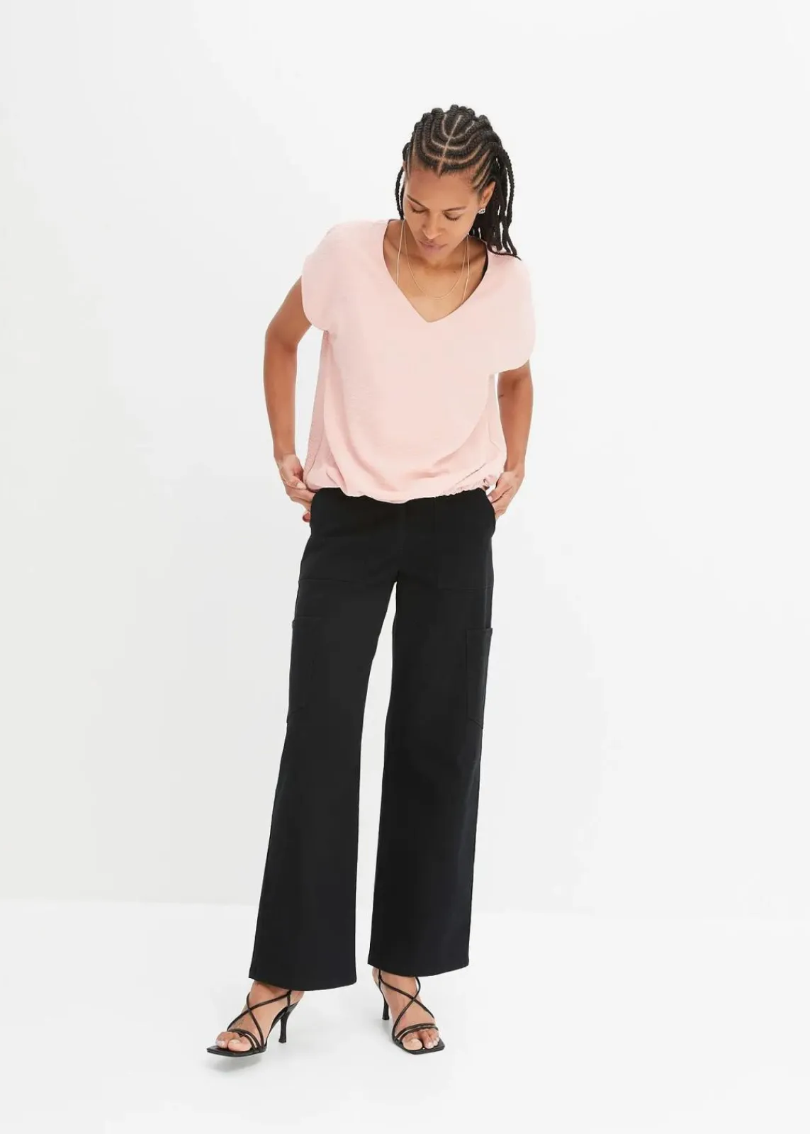 bonprix Shirts & Tops^Vokuhila-Top bonbonrosa